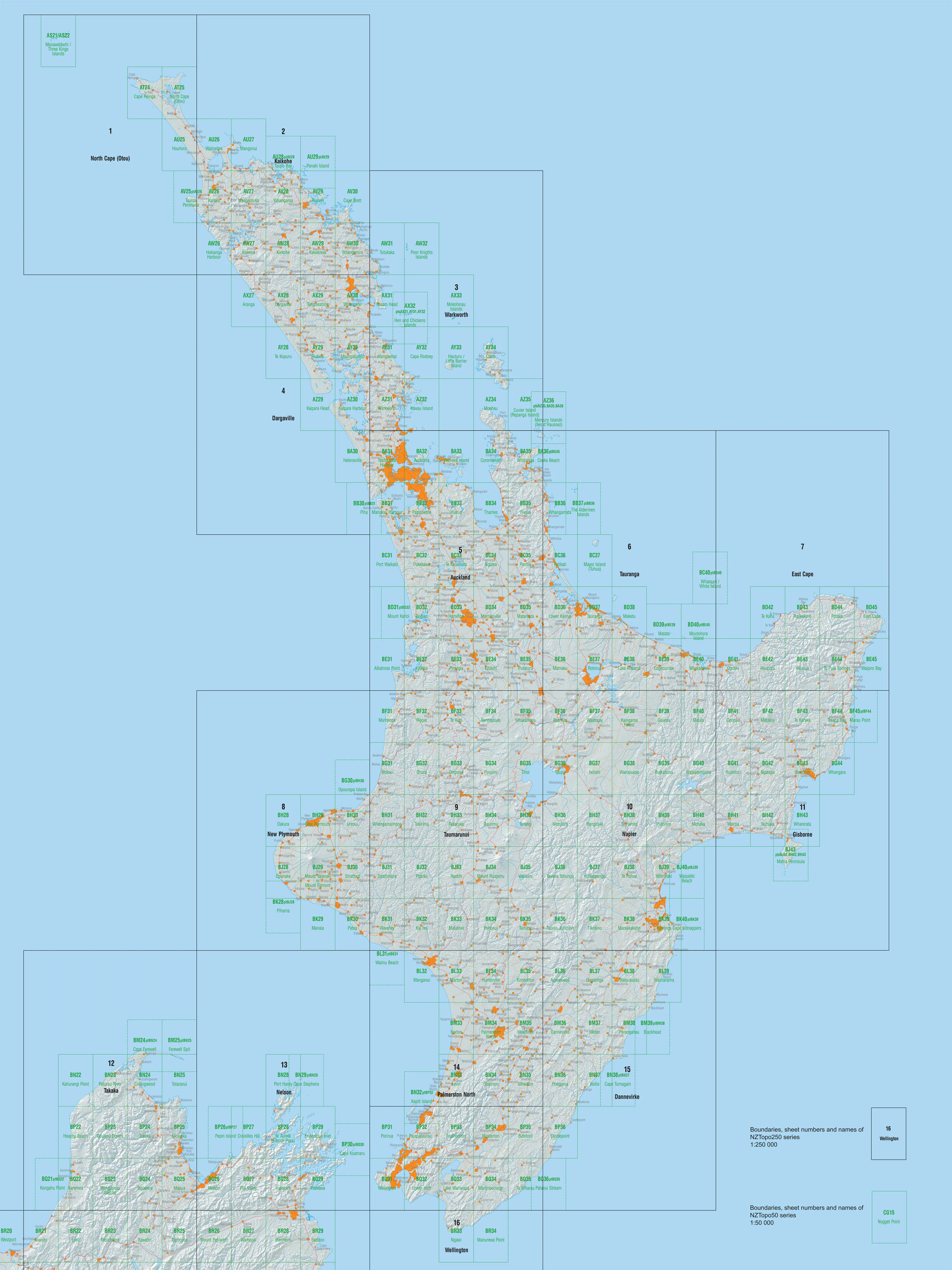 03 - Warkworth Topo250 map