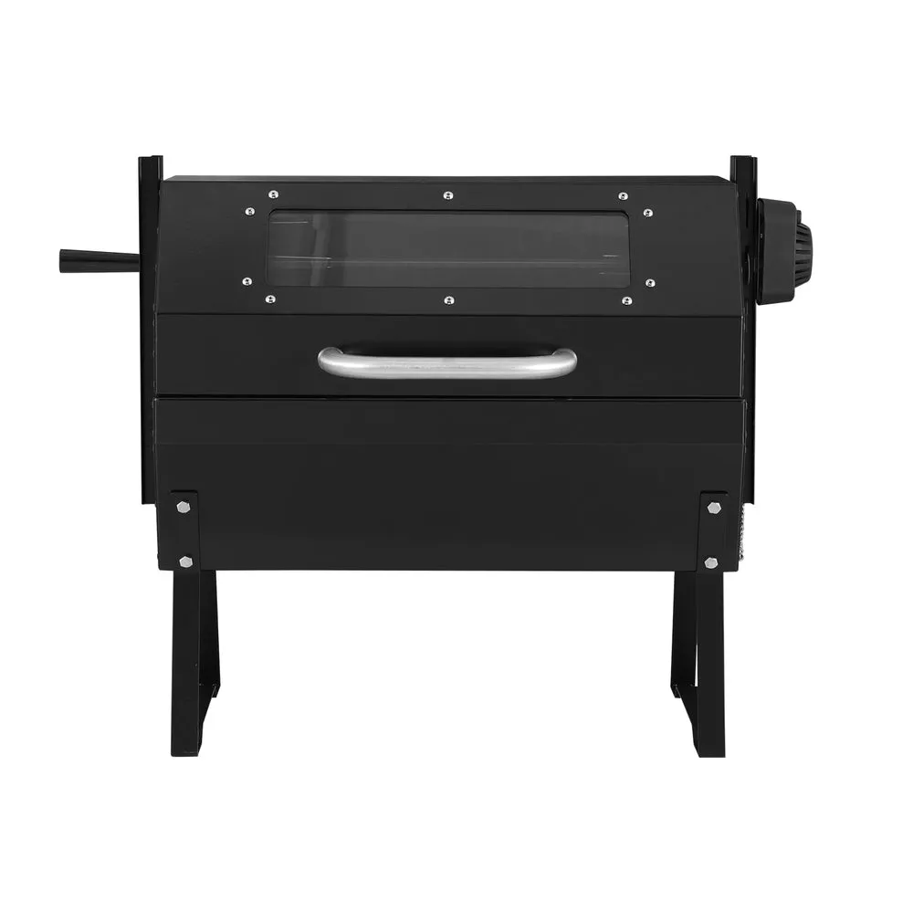 2-in-1 Electric Charcoal BBQ Grill & Smoker - Grillz