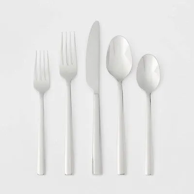 20pc Valona 18/10 Stainless Steel Flatware Set - Threshold Signature