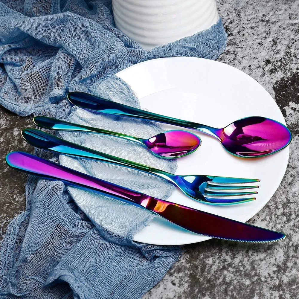 24pcs Gradient Tableware Set