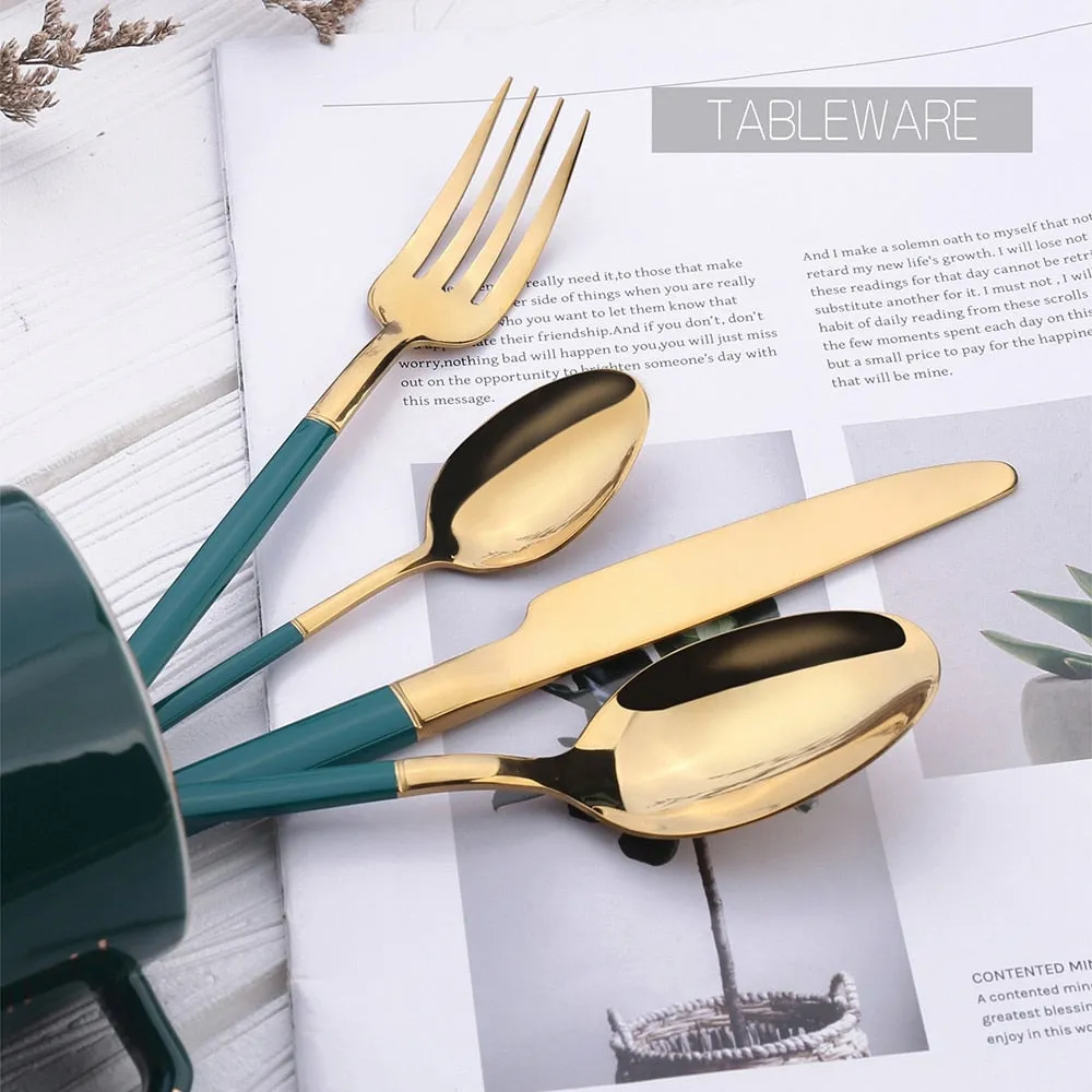 4pcs Nordic Tableware Cutlery Set