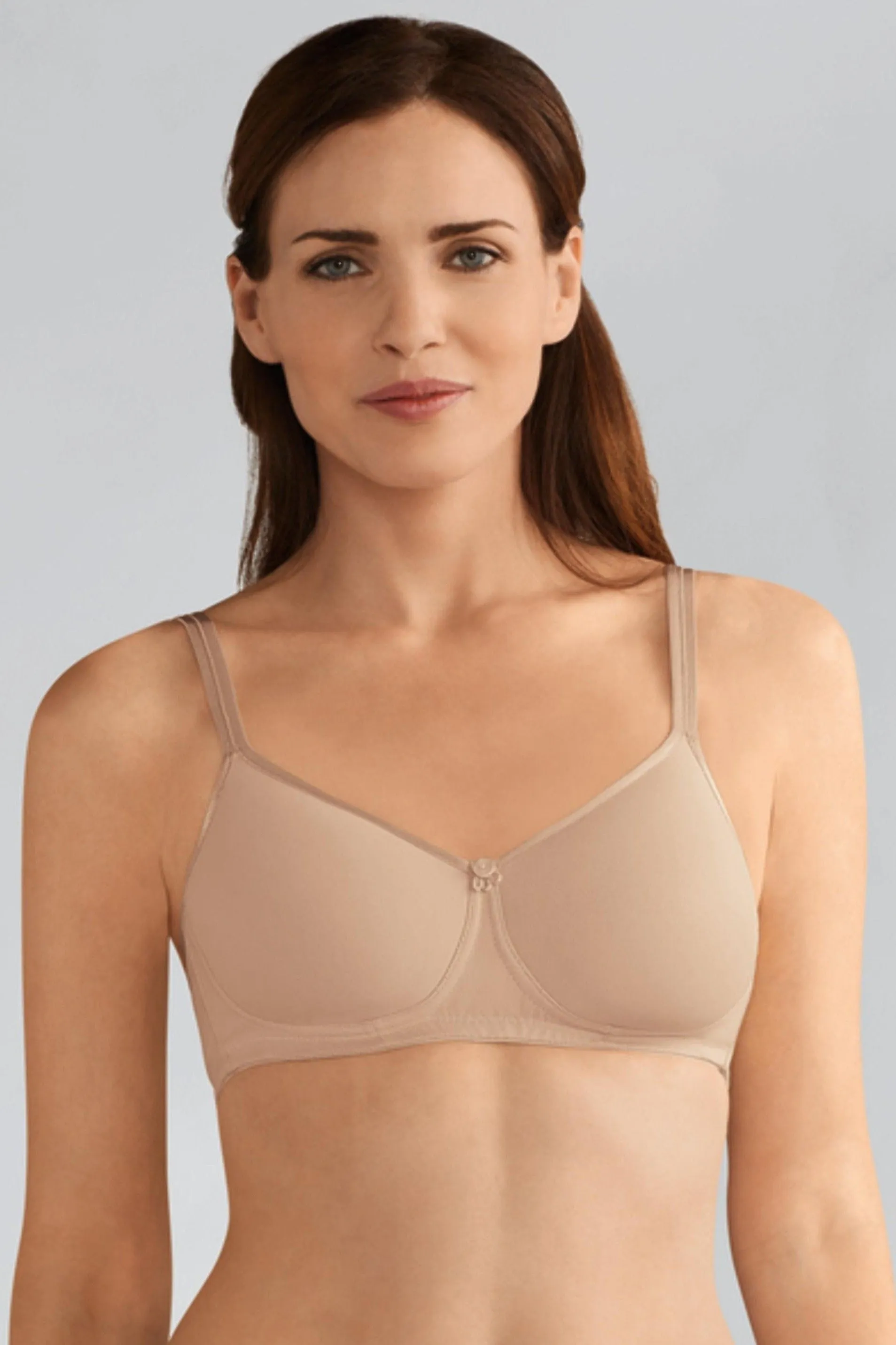 Amoena Mara Padded Mastectomy Bra - Light Sand