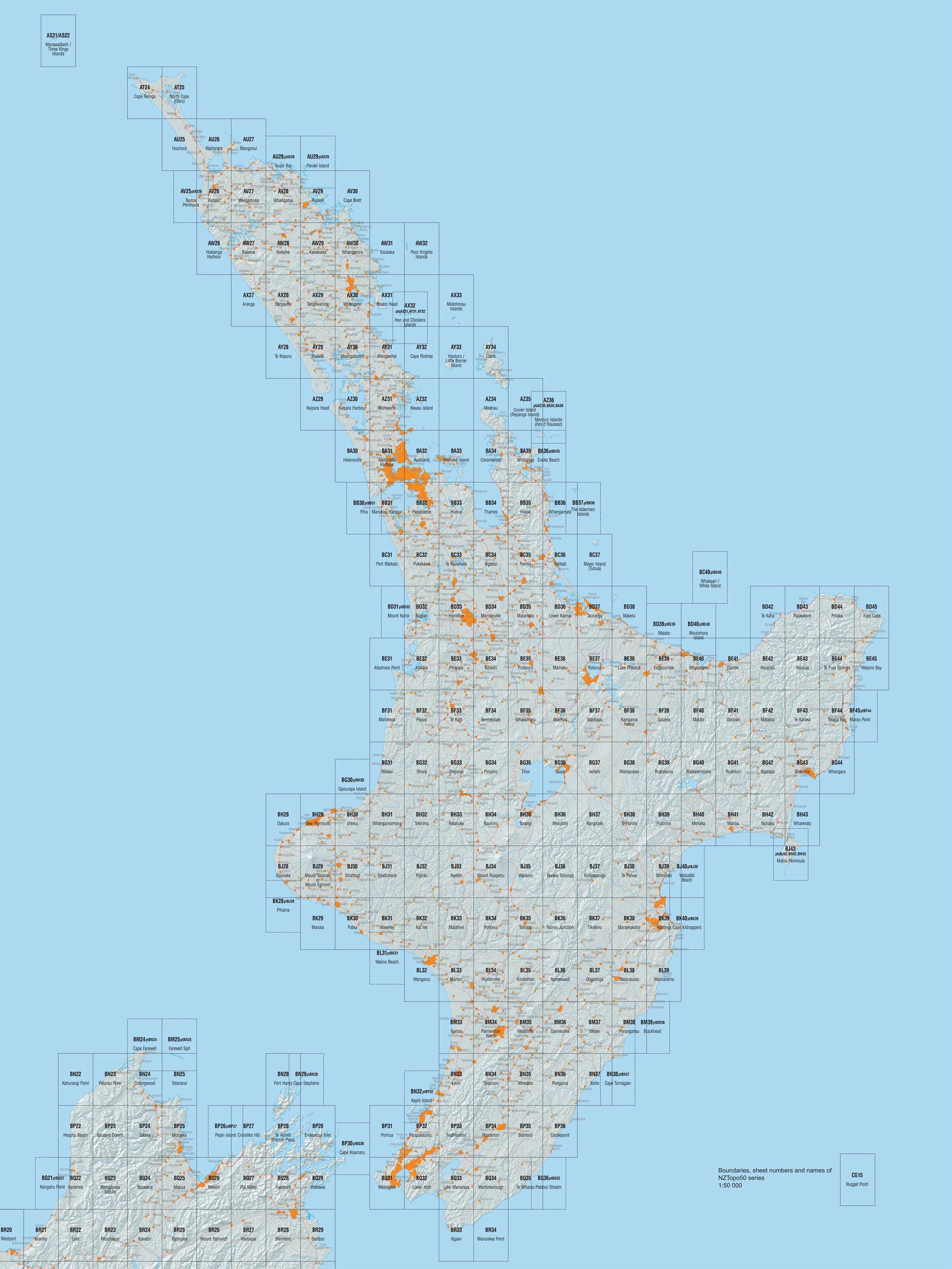 BC35 - Paeroa Topo50 map