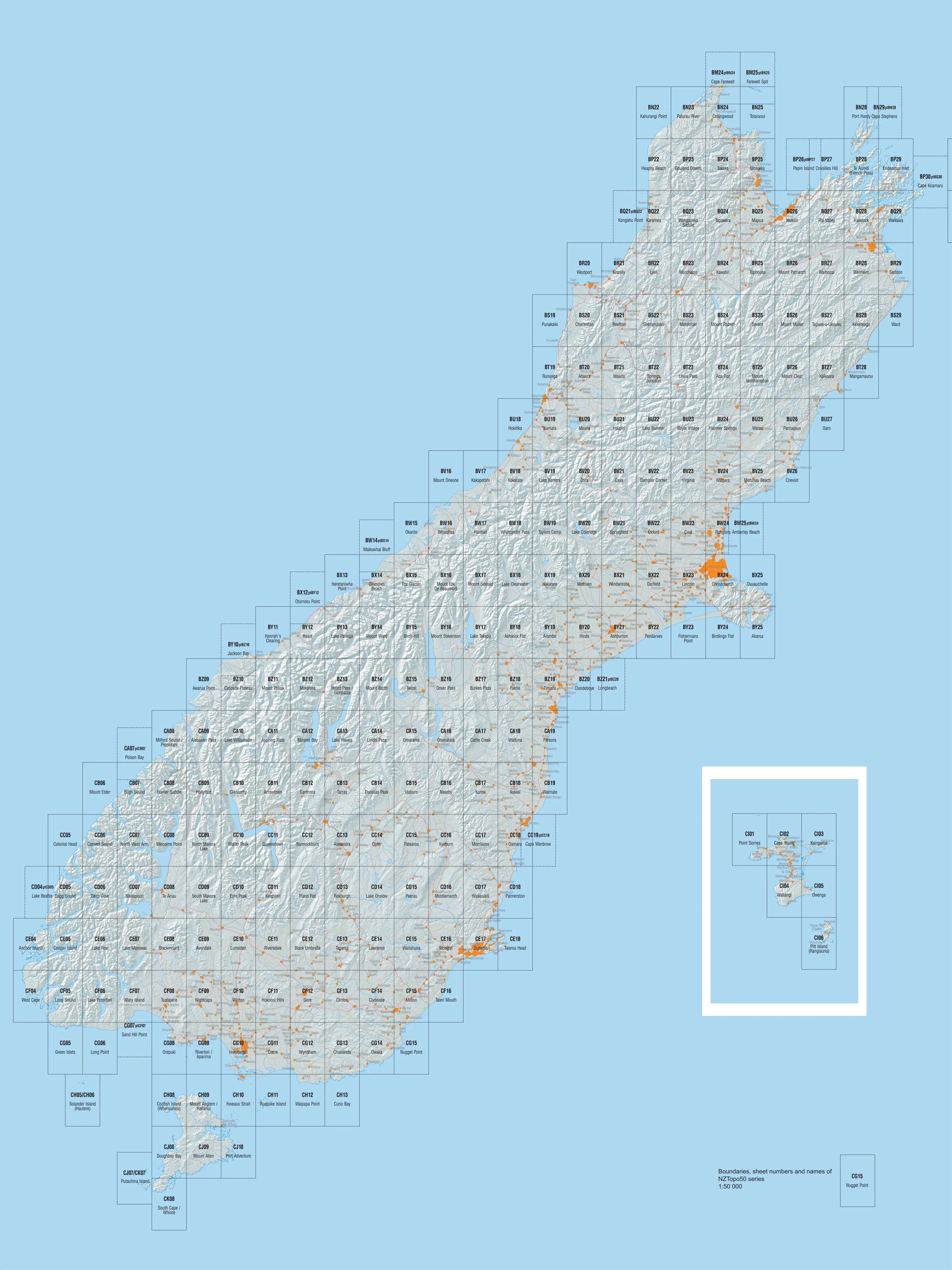 BC35 - Paeroa Topo50 map