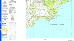 Bremer Bay SI50-12 Topographic Map 1:250k