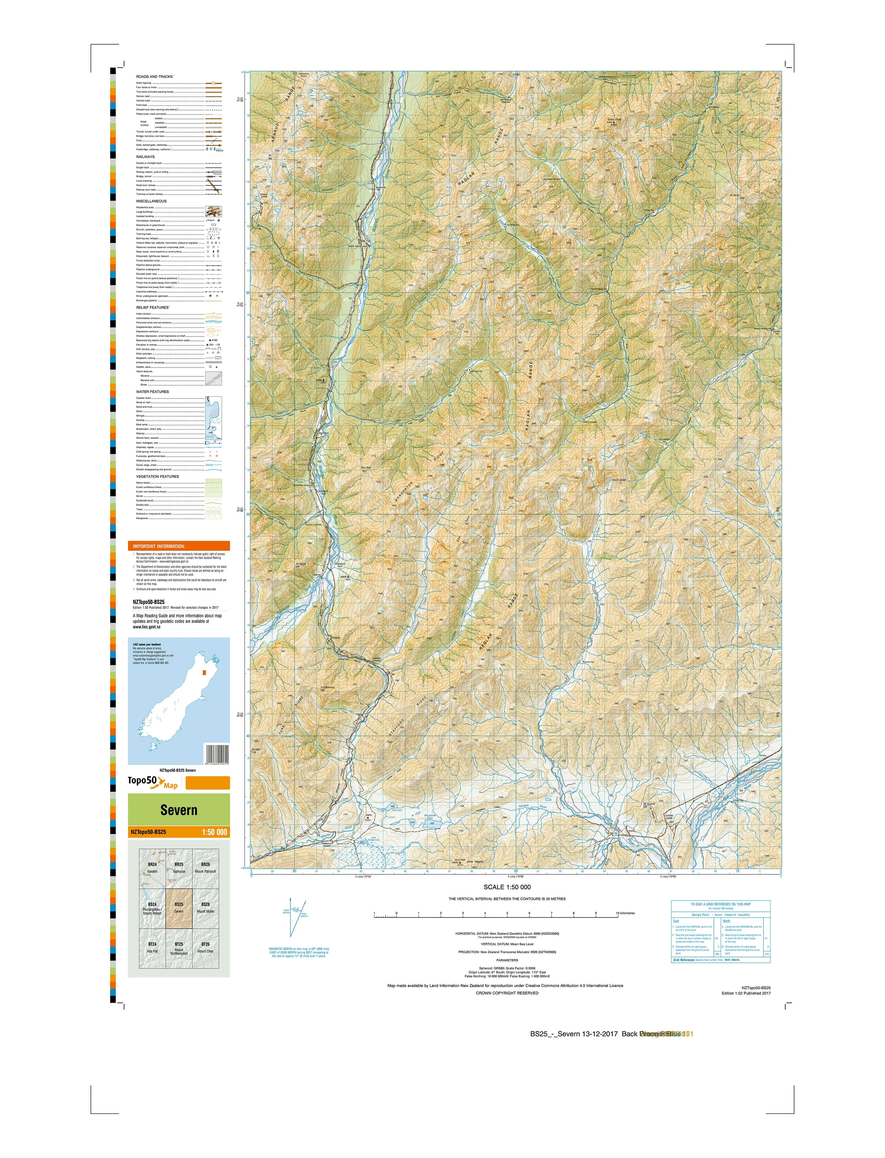 BS25 - Severn Topo50 map