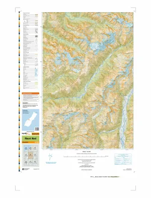 BY14 - Mount Ward Topo50 map