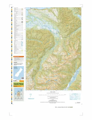 BZ10 - Cascade Plateau Topo50 map