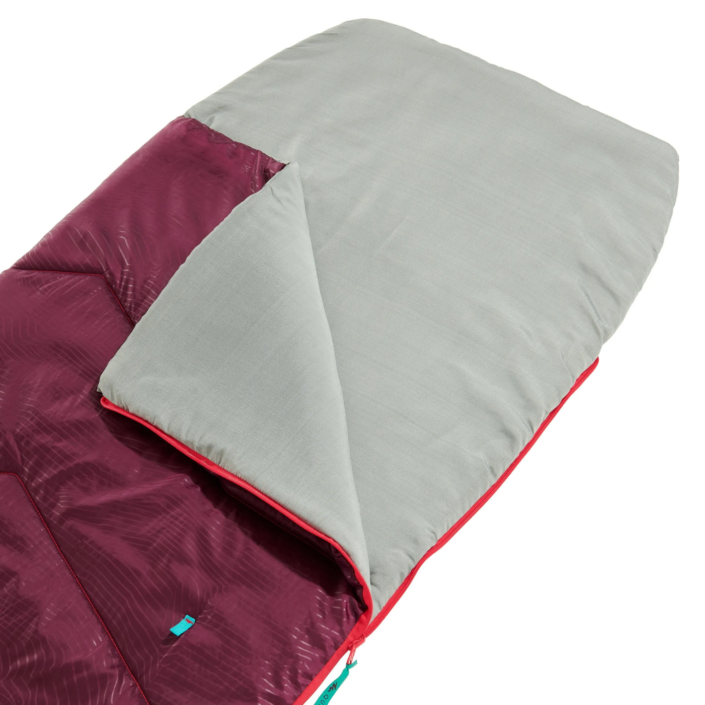 Children's sleeping bag Quechua MH100 for hiking, green