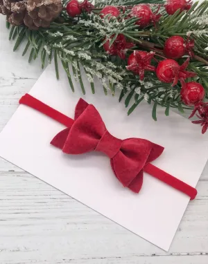 Christmas Red Velvet Bow