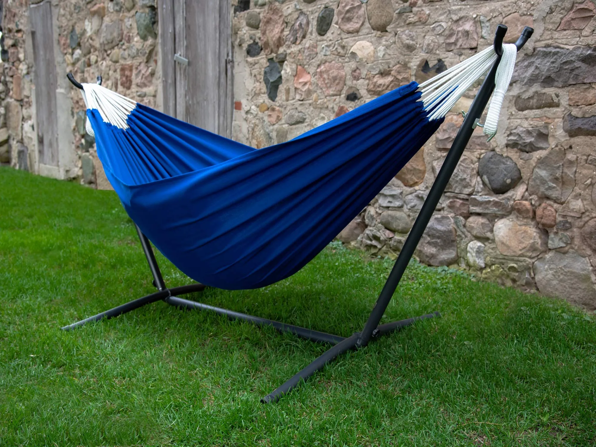 Dark Blue Brazilian Style Hammock