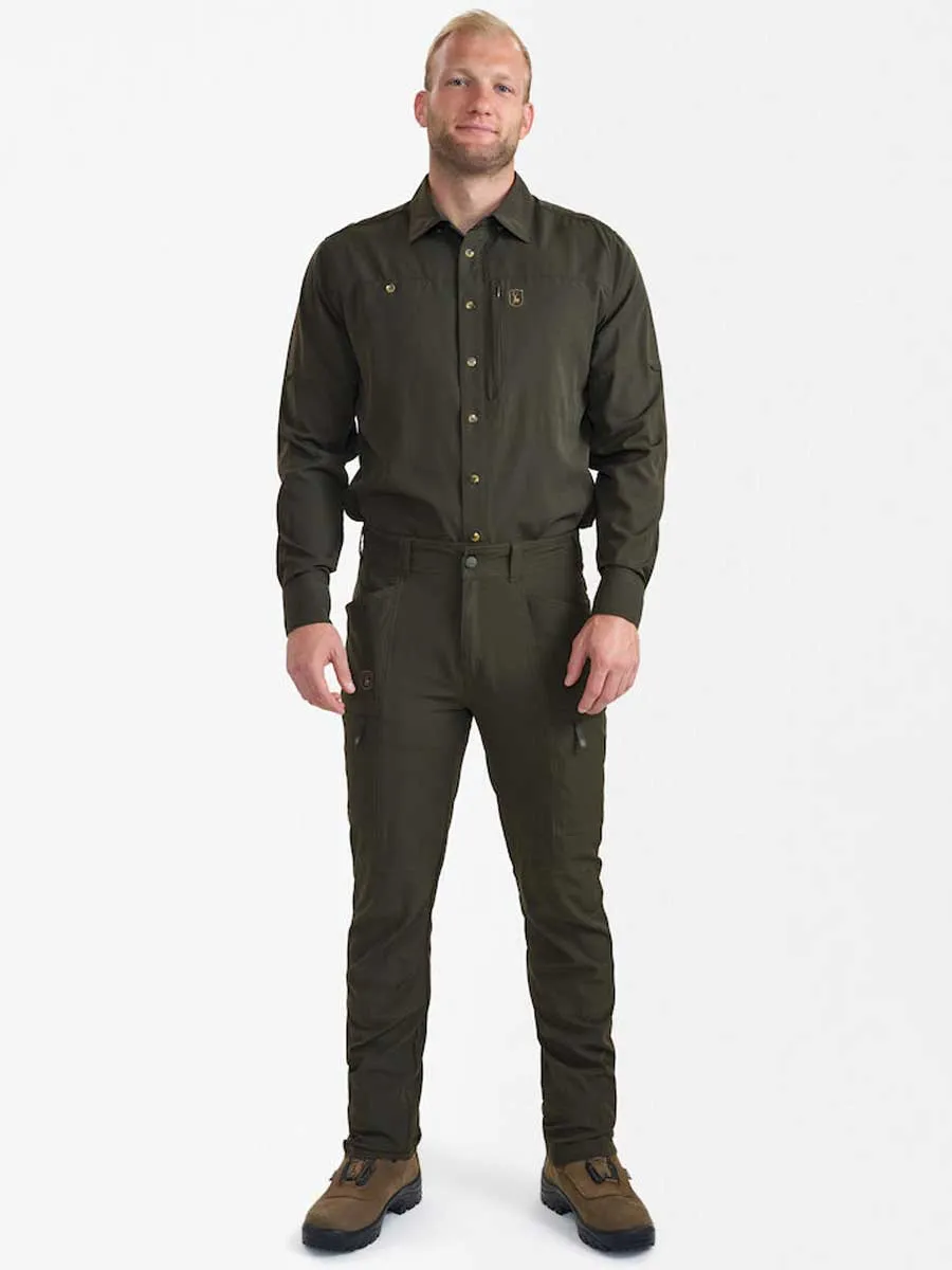 DEERHUNTER Canopy Trousers - Men's - Forest Green