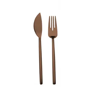 DUE BRONZO FISH CUTLERY SET 24