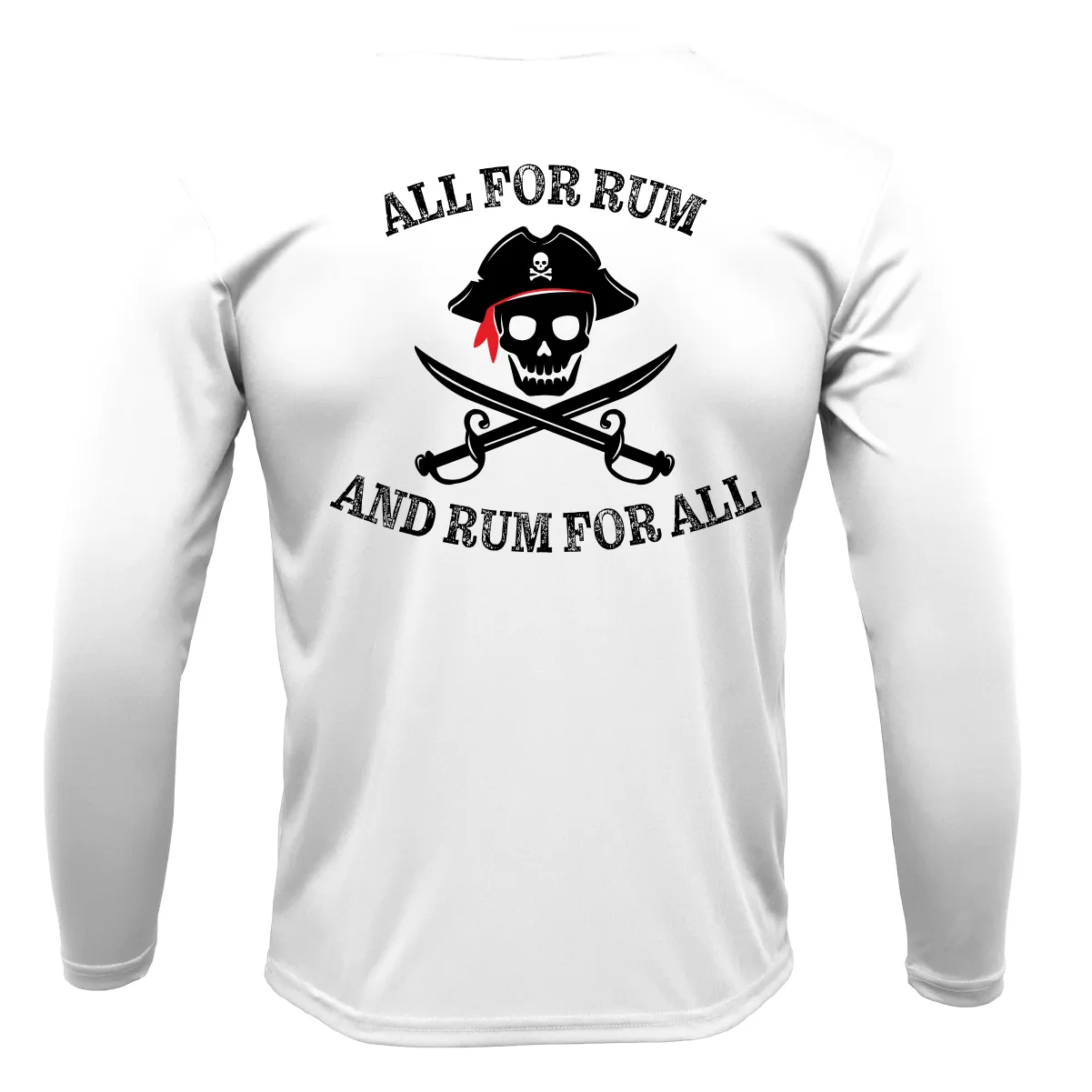 Florida Freshwater Born "All For Rum and Rum For All" Girl's Long Sleeve UPF 50  Dry-Fit Shirt