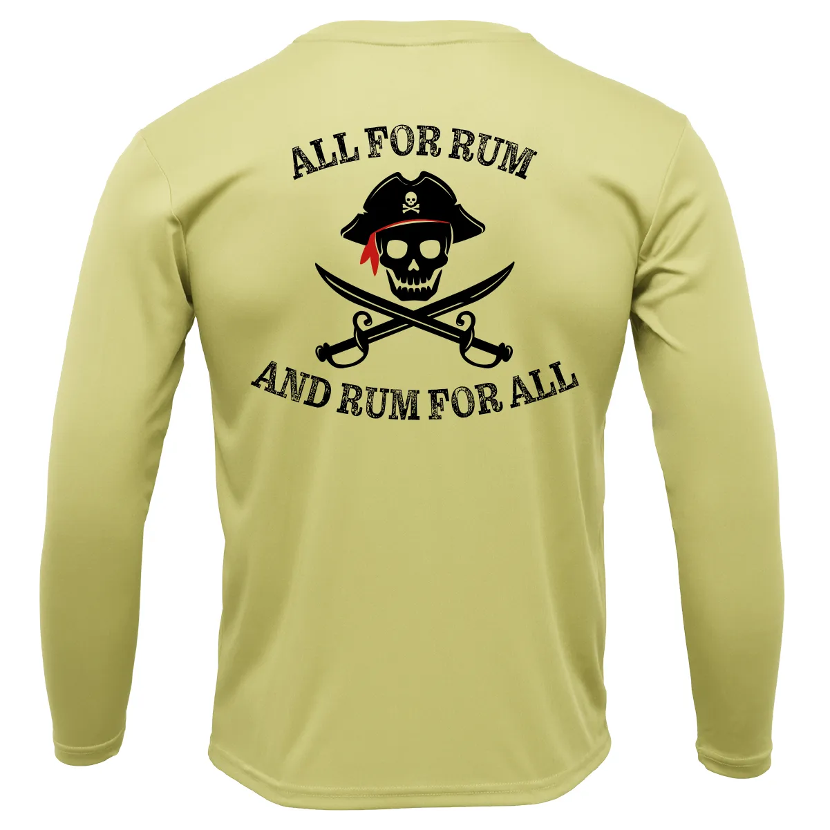 Florida Freshwater Born "All For Rum and Rum For All" Girl's Long Sleeve UPF 50  Dry-Fit Shirt