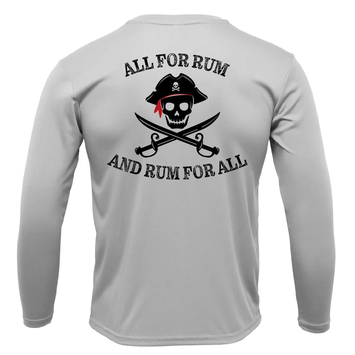 Florida Freshwater Born "All For Rum and Rum For All" Girl's Long Sleeve UPF 50  Dry-Fit Shirt