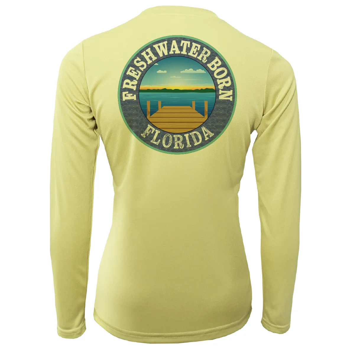 Florida "Life is Better at the Lake" Women's Long Sleeve UPF 50  Dry-Fit Shirt