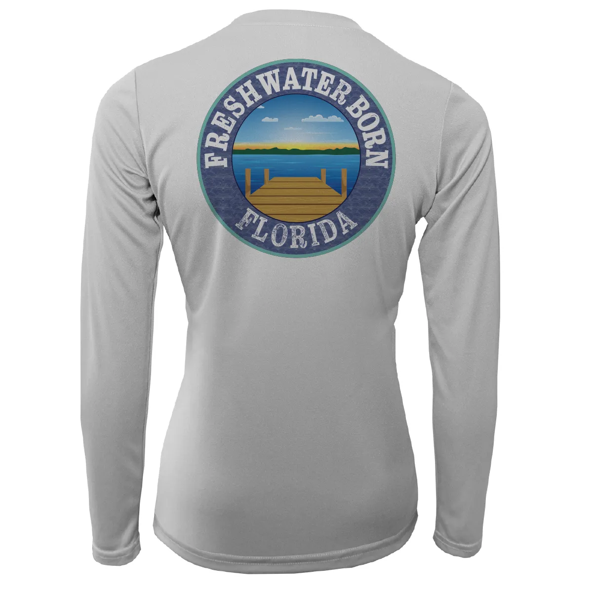 Florida "Life is Better at the Lake" Women's Long Sleeve UPF 50  Dry-Fit Shirt