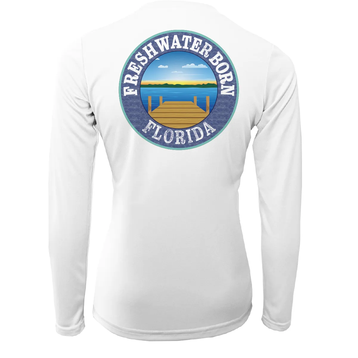 Florida "Life is Better at the Lake" Women's Long Sleeve UPF 50  Dry-Fit Shirt