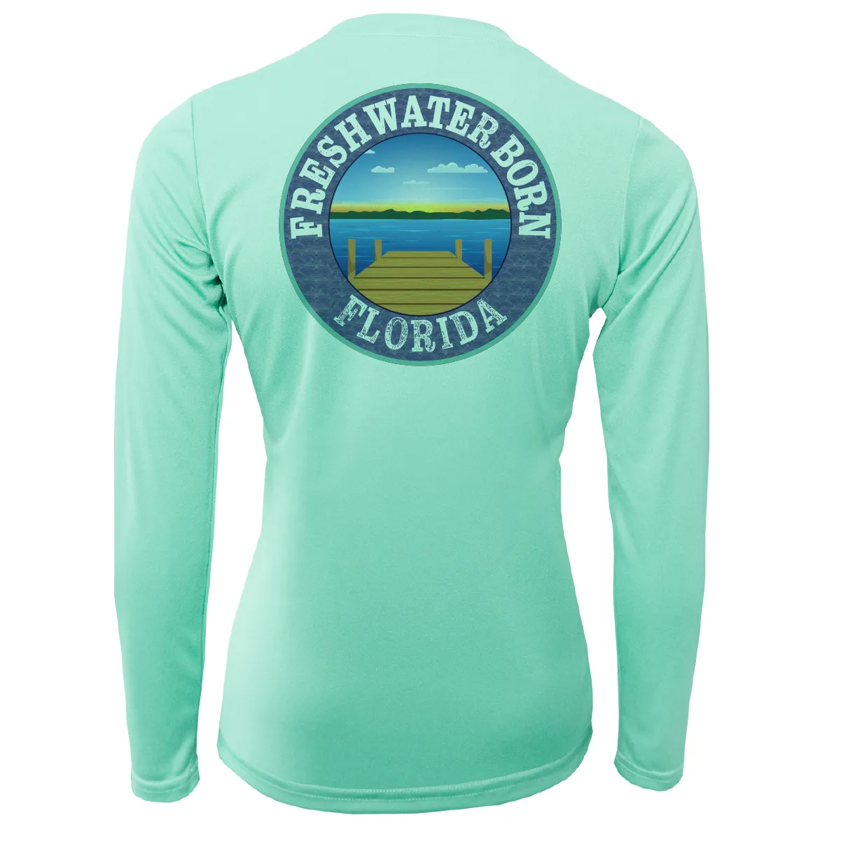 Florida "Life is Better at the Lake" Women's Long Sleeve UPF 50  Dry-Fit Shirt