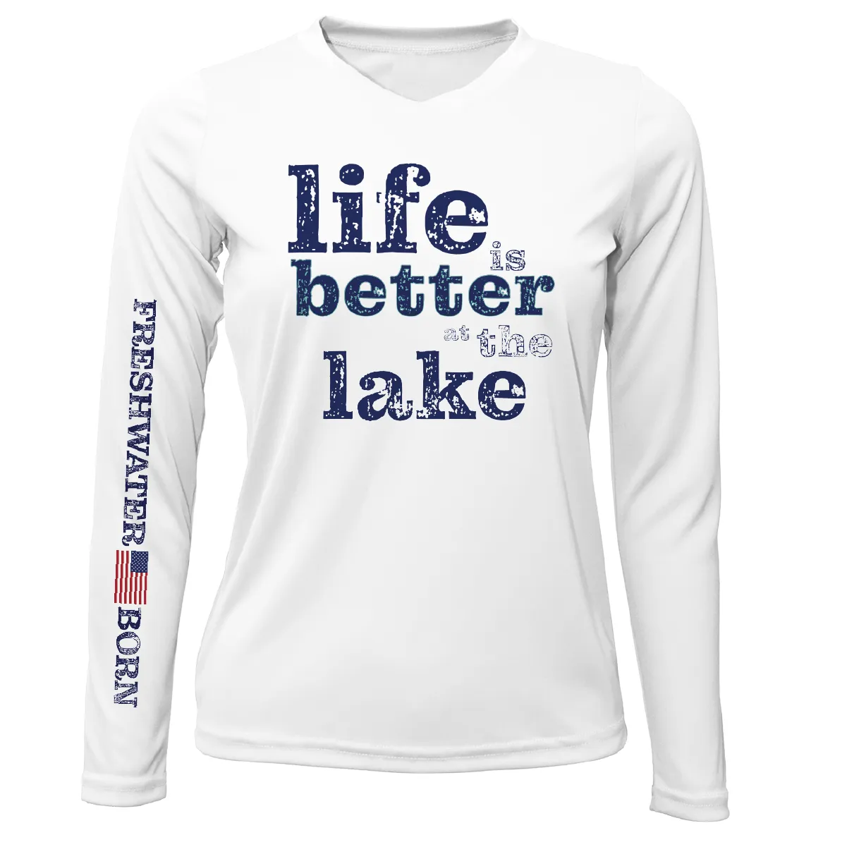 Florida "Life is Better at the Lake" Women's Long Sleeve UPF 50  Dry-Fit Shirt