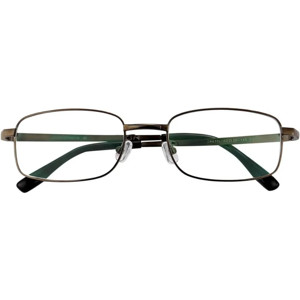 Foldable Pure Titanium Glasses Optical Frame for Men A8935