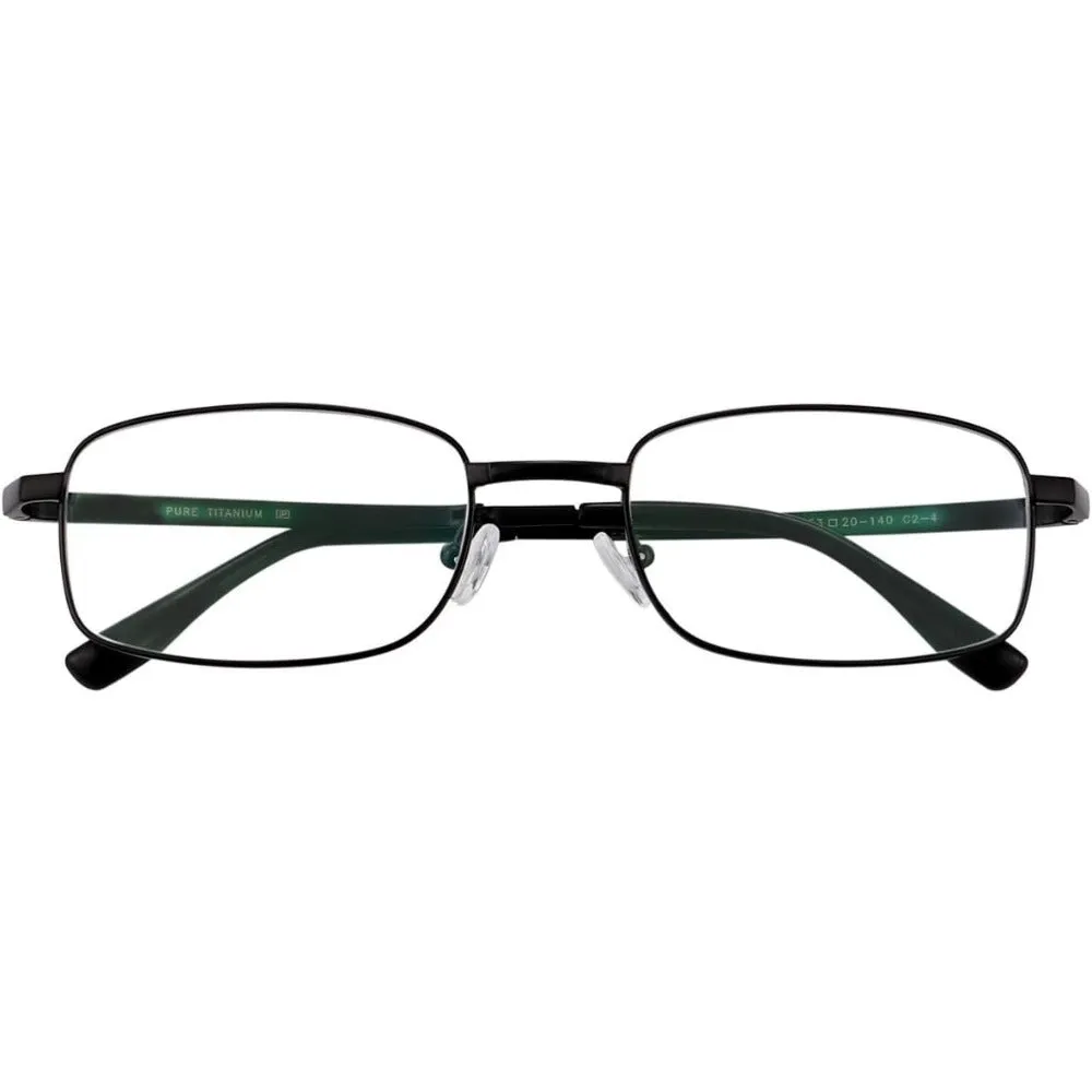 Foldable Pure Titanium Glasses Optical Frame for Men A8935