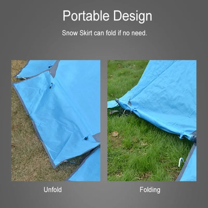 Four-Season Tent with Snow Skirt