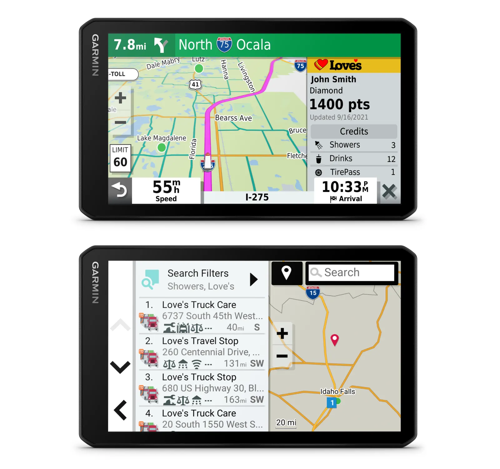 Garmin dezlCam OTR710 Trucking Navigator with Built-in DashCam, Automatic Incident Detection, High-Resolution Birdseye Satellite Imagery