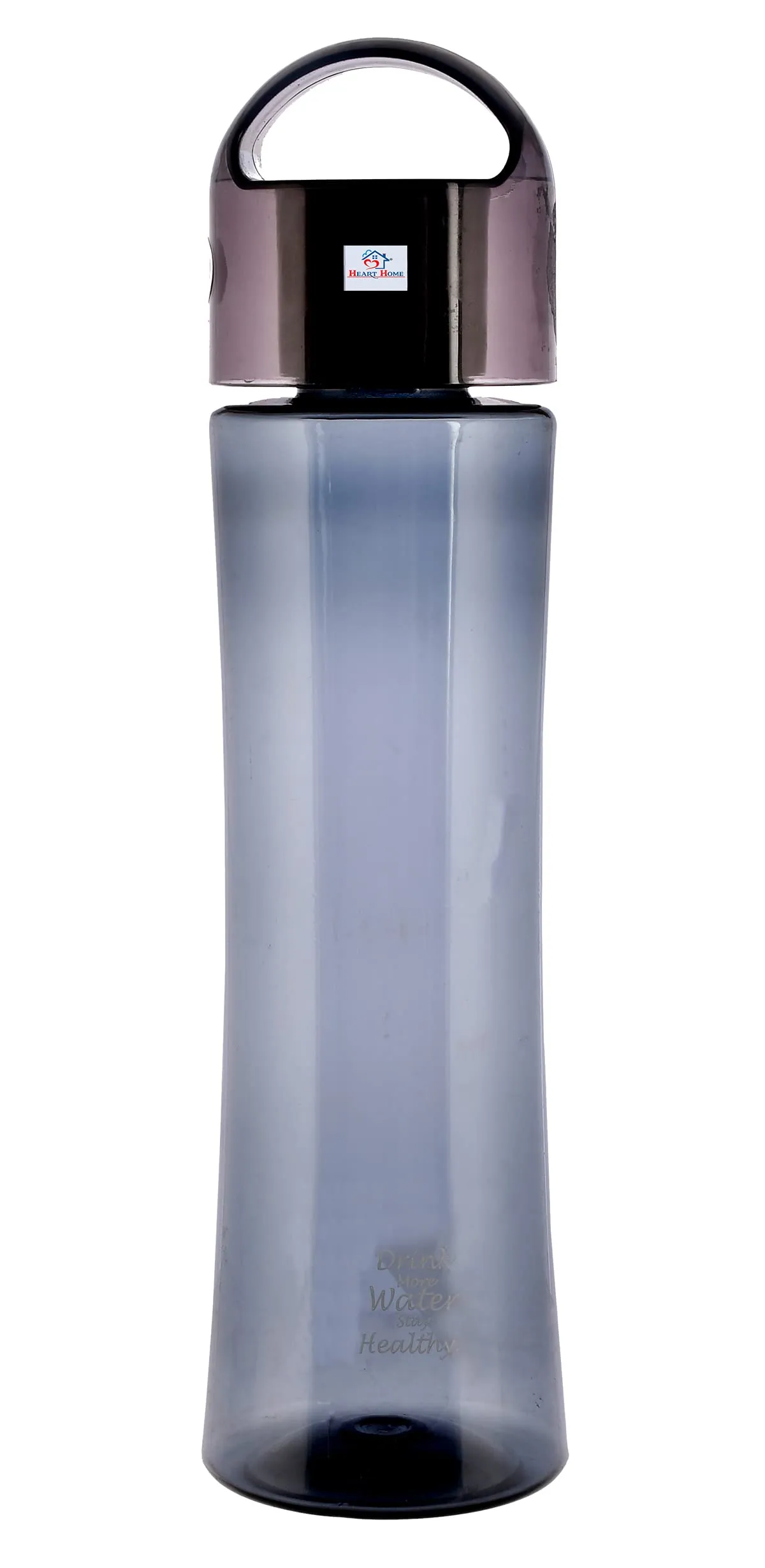 Heart Home Unbreakable BPA & Leak Free Plastic Water Bottle- 1 Litre, Pack of 6 (Grey)