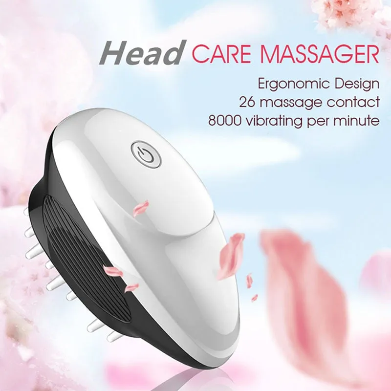 High Frequency Electric Stress Relief Head Massager Comb