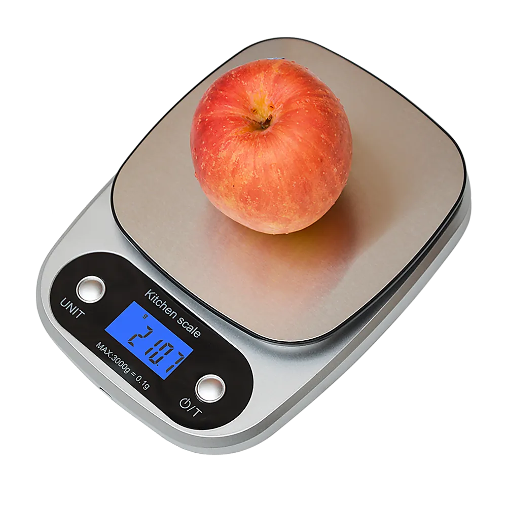 High Precision 0.1g Kitchen Scale Digital 3KG, Rechargable