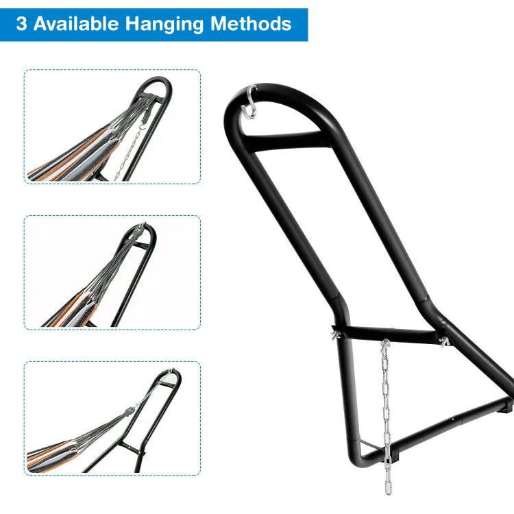 Indoor and Outdoor Hammock Frame Heavy Steel Frame Hanging Hooks