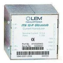 ITN 12-P ULTRASTAB High Precision Hall Effect Current Sensor, 12.5 Amp, 35mA Output, No Aperture,  /-15V Supply