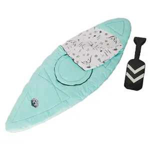 Kayak Sleeping Bag with Oar by Wonder and Wise