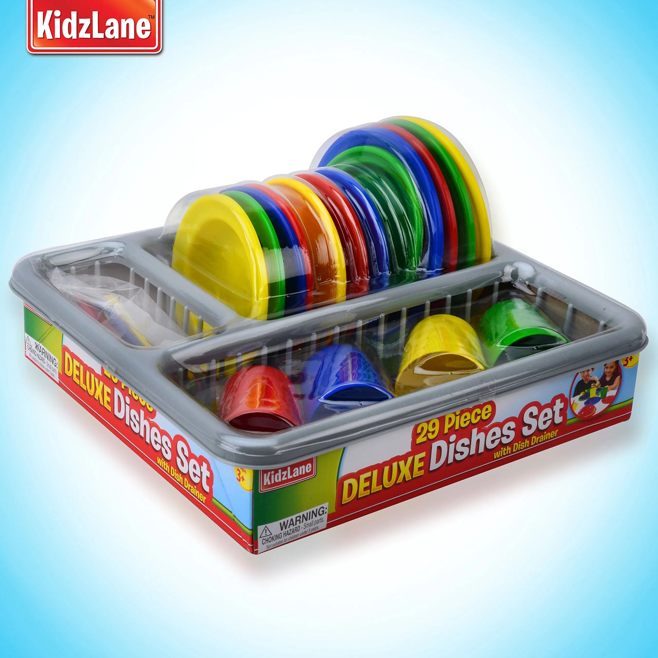 Kidzlane Kids and Toddler Dishes | Kids Play Kitchen Accessories Set | BPA Free