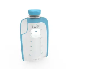 Kiinde Twist Breast Milk Storage Pouch 6oz, 40/Set