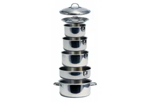 Kuuma S/S Cookware 10 Piece Nesting Set