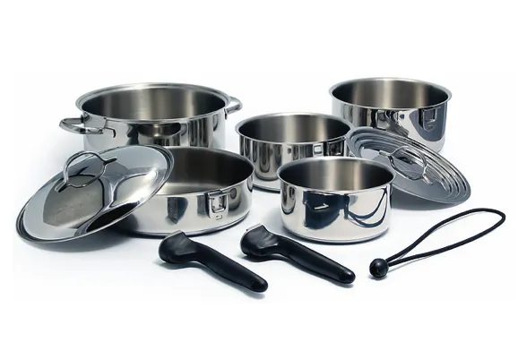 Kuuma S/S Cookware 10 Piece Nesting Set