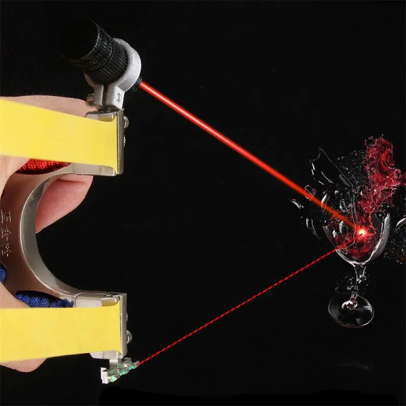 Laser Aiming Magnetic High Precision Alloy Slingshot Catapult Gulel