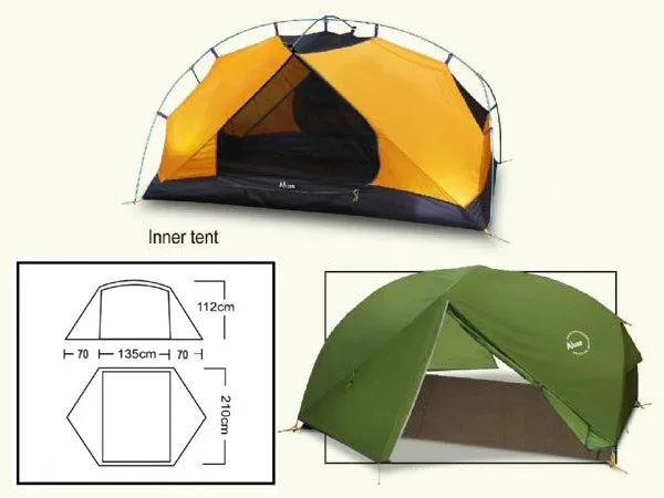 Luxe Habitat NX3 Hiking Tent (2-person)