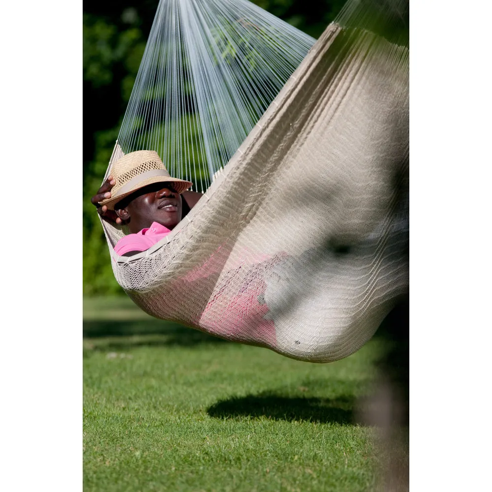 Mexican Family Hammock - Natural White