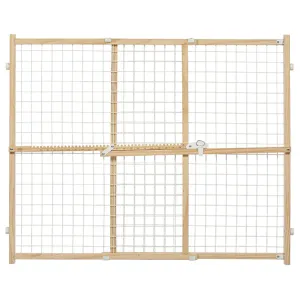 MidWest Homes for Pets Wood Pet Gate with Wire Mesh