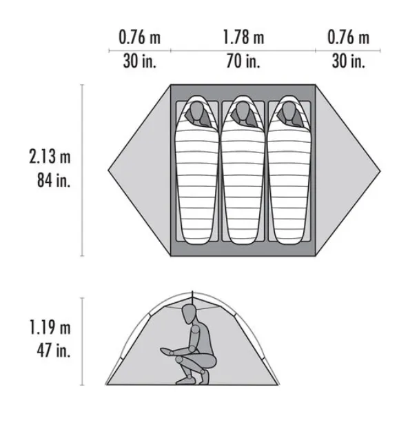 MSR Access 3 Tent