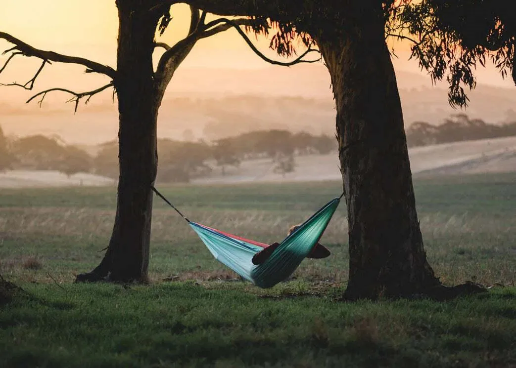 NAKIE SKY BLUE - RECYCLED HAMMOCK WITH STRAPS