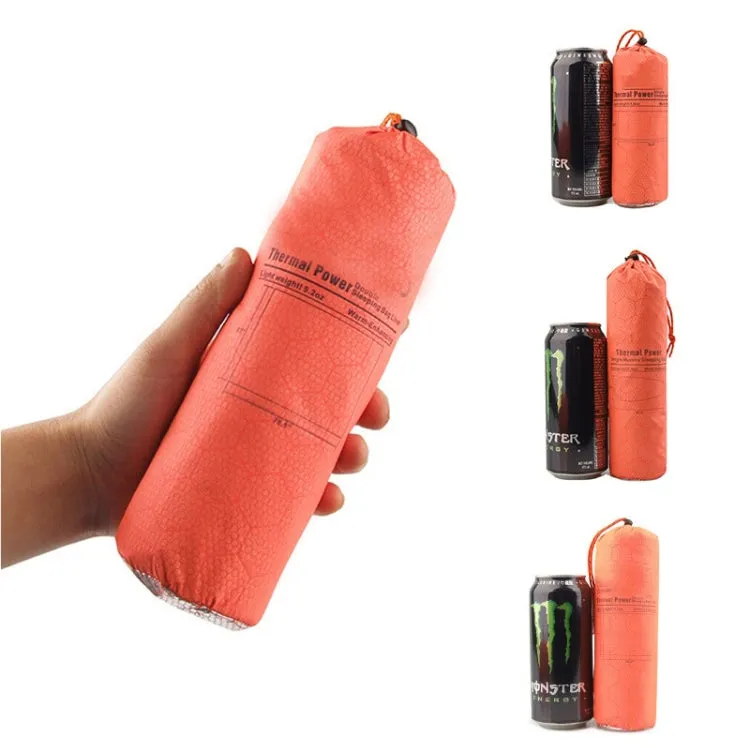 Outdoor Hiking Camping Heat-Reflective Thermal Insulation Sleeping Bag Emergency Blanket Double Envelope 200cmx 145cm