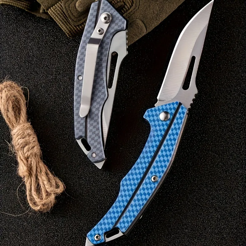 Portable Stainless Steel Folding Knife for Outdoor Camping