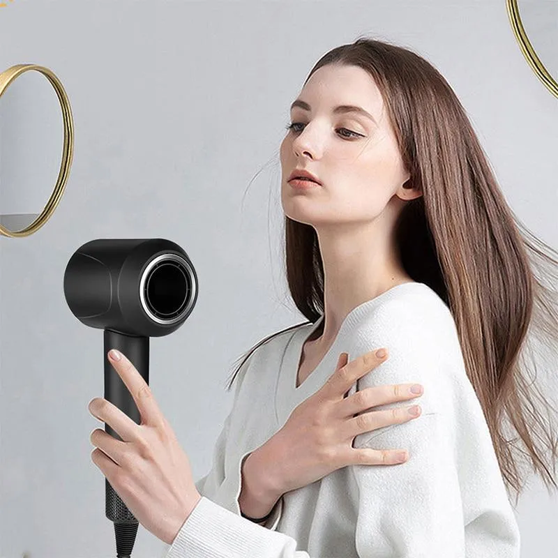 Professional Hair Dryer Leafless High Speed Hairdryer 220V Home Temeperature Control Salon Dryer Wind Negative Ionic Blow Dryer