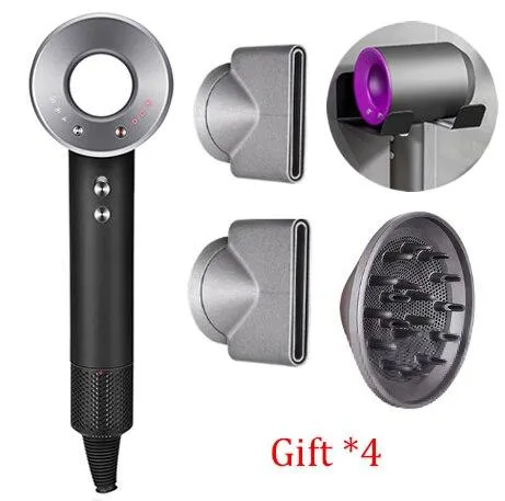 Professional Hair Dryer Leafless High Speed Hairdryer 220V Home Temeperature Control Salon Dryer Wind Negative Ionic Blow Dryer