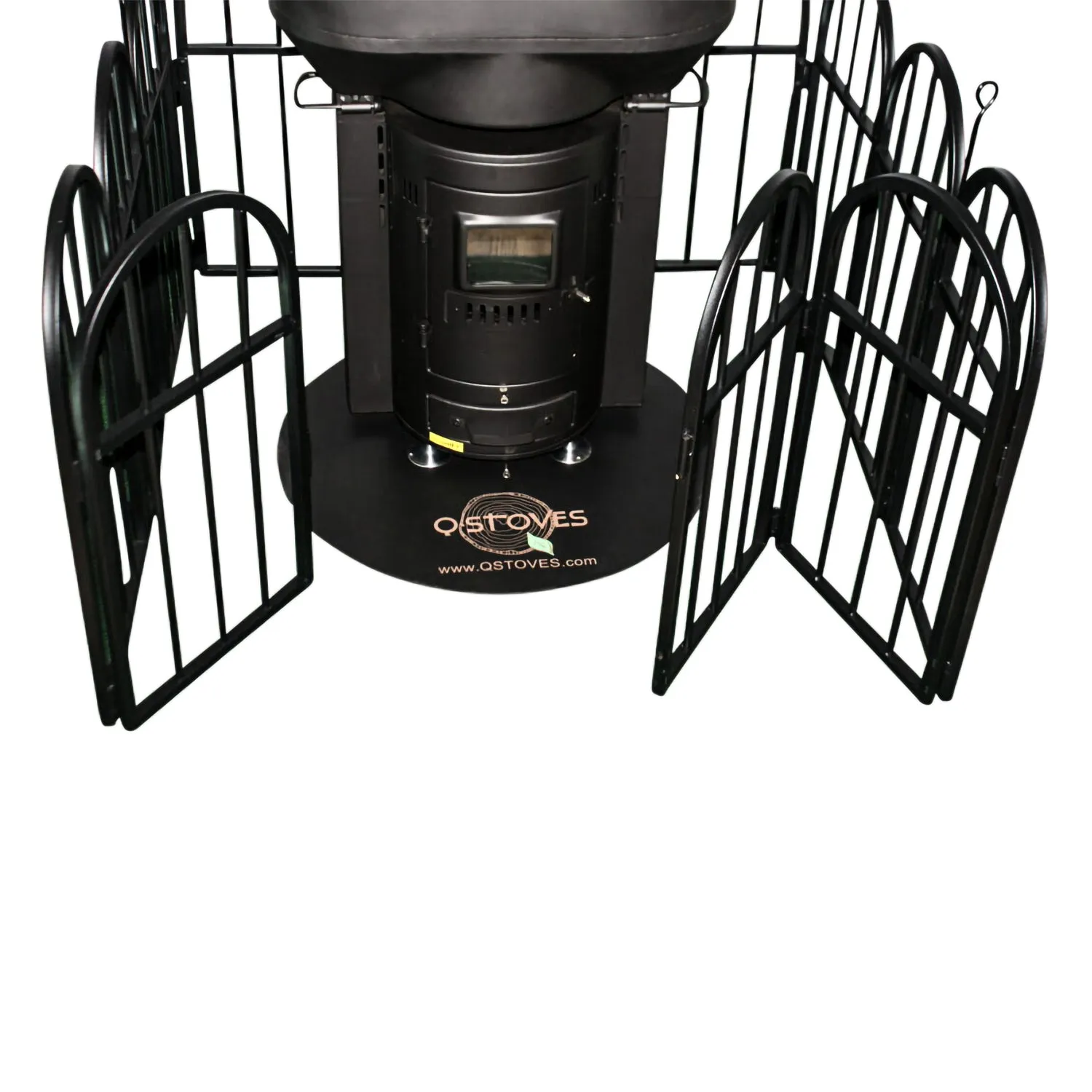 Q Stoves Q Gate Fence Protective Barrier for Q Flame Outdoor Patio Heater